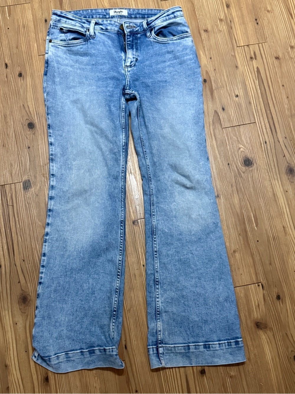 Light Blue High-Rise Wide-Leg Jeans - Women's